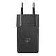 Nedis WCHAU240ABK Negro Cargador de pared USB con 1 salida USB-A