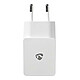Nedis WCHAU240AWT Blanc Chargeur mural USB avec 1 sortie USB-A