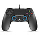 Spirit of Gamer Gamepad con cable (PS4/PS3/PC) Controlador con cable y retroiluminación azul para PS4/PS3/PC
