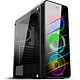 Spirit of Gamer Deathmatch 7 Caja Medium Tower negra con ventana y retroiluminación RGB
