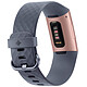 Acheter FitBit Charge 3 Or Rose / Bleu Ardoise