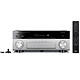 Yamaha RX-A880 Titane Ampli-tuner Home Cinéma 7.2 3D 100W/canal - Dolby Atmos/DTS:X - 7x HDMI - HDCP 2.2 Ultra HD 4K - Wi-Fi/Bluetooth/DLNA/AirPlay - MusicCast/MusicCast Surround - A.R.T. Wedge - Calibration YPAO RSC