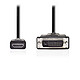 Nedis Cable HDMI a DVI (2 metros) HDMI a DVI-D Dual Link 24+1 (macho / macho) Adaptador - 2 metros