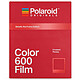 Polaroid Color 600 Film (cadre rouge) 8 films instantanés couleur avec cadre rouge métallisé pour appareil photo Polaroid 600 et i-Type