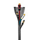 Real Cable CC88 Gris 3m Cache câble avec gaine en nylon extensible et fermeture scratch - 3 m