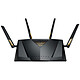 ASUS RT-AX88U Router inalámbrico WiFi AX Dual Band 6000 Mbps (AX4804 + AX1148) con 8 puertos LAN 10/100/1000 Mbps + 1 puerto WAN 10/100/1000 Mbps
