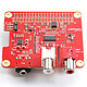 JustBoom DAC HAT Carte son haute résolution numérique-analogique pour Raspberry Pi  A+ / B+ / 2B / 3
