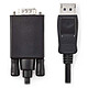 Nedis DisplayPort Mle to VGA Mle cable (1 m) DisplayPort to VGA cable (Male/Male) - 1 m