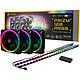 Antec Prizm 120 ARGB 3 2 C 3 x 120 mm PWM case fans with RGB LED 2 x RGB LED strips RGB LED controller