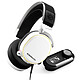 SteelSeries Arctis Pro GameDAC White Hi-Res Gaming Headset - Closed-back Circum-Aural - DTS Headphone:X v2.0 - Retractable two-way microphone with noise cancellation - 16.8 million colour RGB backlighting - Jack/Optical/USB - GameDAC amplifier - PC/Mobile and console compatible