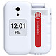 SwissVoice D28 Bianco Telefono 2G compatibile con gli apparecchi acustici M4/T4 - schermo 2.8" 240 x 320 - Bluetooth 2.1 - 800 mAh