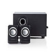 Nedis 2.1 Speaker Set (16W) Speaker kit with subwoofer - stro 2.1 sound - 16W RMS - 3.5 mm jack connection - USB power supply