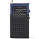Nedis RDFM1100 Noir/Bleu Radio de poche portable FM 1,5W