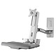 INOVU OEW10 Articulated arm and tray for monitors up to 24" and keyboard wall mounting
