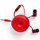 Livoo TES201 Red in-ear earphones with microphone