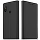 Akashi Folio Cartera Negra Xiaomi Redmi Note 6 Pro Estuche folio con tarjetero para Xiaomi Redmi Note 6 Pro