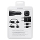 Samsung Charger Pack EP-U3100WBEGWW Paquete energético con cargador de red rápido y encendedor de cigarrillos doble con USB-C / micro-USB