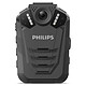 Philips DVT3120 Grabador portátil de audio y vídeo - Full HD 1080p - Pantalla LCD de 2" - GPS - Ranura Micro SD - IP67