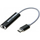 Dexlan Tarjeta de sonido USB-C Tarjeta de sonido USB Tipo C a conector jack de 3.5 mm (Micrófono / Auriculares)
