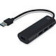 HP 2UX22AA USB-A macho a 4 puertos USB hembra negros