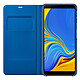 Samsung Flip Wallet Bleu Galaxy A7 2018  Étui portefeuille pour Samsung Galaxy A7 2018 