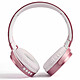 Livoo TES200 Rosa Auriculares estéreo inalámbricos Bluetooth con micrófono y controles integrados