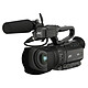 JVC GY-HM180E Caméscope 4K Ultra HD avec zoom optique 12x, double slot SD, sorties 3G-SDI, HDMI et entrées XLR