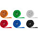 Goobay Scratchs colorés 17 cm (par 6) Pack de 6 bandes autoaggrippantes de 17 cm (Bleu, Vert, Orange, Rouge, Noir, Blanc)