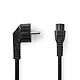 Review Nedis 3-pole power cable black - 5 m