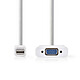 Nedis Câble mini DisplayPort mâle vers VGA femelle (20 cm) Câble mini DisplayPort vers VGA (Mâle/Femelle)
