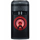 LG OK55 Sistema de audio USB USB FM MP3 CD con Bluetooth, funciones de DJ, karaoke e iluminación multicolor
