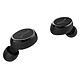 Akashi Écouteurs Stéréo Sans Fil Boitier de Charge Noir Écouteurs stéréo sans fil Bluetooth avec microphone et boitier de charge