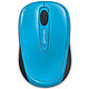 Microsoft Wireless Mobile Mouse 3500 Bleue Souris sans fil - ambidextre - capteur optique 1000 dpi - 3 boutons