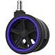 Vertagear Penta RS1 75mm AutoLock (Azul) Juego de 5 ruedas de goma con función AutoLock