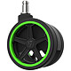 Vertagear Penta RS1 75mm AutoLock (Verde) Juego de 5 ruedas de goma con función AutoLock