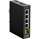 D-Link DIS-100G-5SW Switch industriel 4 ports 10/100/1000 Mbps + 1 logement SFP