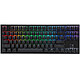 Ducky Channel One 2 TKL RGB (Cherry MX RGB Silent Red) High-end keyboard - red mechanical switches (Cherry MX RGB Silent Red switches) - compact TKL format - multi-effect RGB backlighting - PBT keys - AZERTY, French