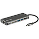 StarTech.com Adaptateur multiport AV numérique USB-C avec HDMI 4K - Lecteur de carte SD et PD Station d'accueil USB Type-C 3.0 (HDMI, Ethernet, USB-A 3.0, USB-C 3.0, SD Card) avec Power Delivery 