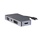 StarTech.com Adaptateur Multiport USB-C avec HDMI/VGA/Mini DisplayPort ou DVI - affichage jusqu'à 4K60Hz - Aluminium Gris Spatial Adaptateur USB-C vers HDMI / VGA / DVI / Mini DisplayPort (compatible 4K60 Hz)