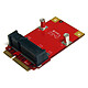 StarTech.com HMPEXADP Adaptador Mini PCI Express de media altura a altura completa