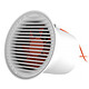 Baseus Small Horn Desktop Fan Blanco Ventilador de sobremesa con hélices dobles en el puerto USB