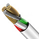 Avis Baseus Big Eye Digital Lightning Cable Blanc - 1.2 m