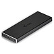i-tec MySafe USB-C M.2 Drive in metallo nero Contenitore esterno per SSD M.2 SATA su porta USB-C 3.1