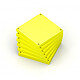 Oxford Spot Notes Blocs pense-bêtes jaune x 6 Lot de 6 blocs de 80 feuillets 75 x 75 mm Jaune
