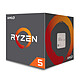 AMD Ryzen 5 2600X MAX (3.6 GHz) Processeur 6-Core socket AM4 Cache L3 16 Mo 0.012 micron TDP 95W avec système de refroidissement Wraith Max (version boîte - garantie constructeur 3 ans)
