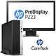 HP ProDesk 400 G5 (4CZ83ET) + HP ProDisplay P223 + tapis de souris + HP Care Pack U6578A Intel Core i3-8100 4 Go HDD 500 Go Graveur DVD Windows 10 Professionnel 64 bits