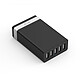 i-tec Advance USB Smart Charger 5 puertos 40W / 8A Cargador USB inteligente para tabletas y smartphones con 5 puertos USB