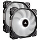 Corsair Air Series AF140 Low Noise - White (set of 2) Pack of 2 x 140mm case fans with white LEDs
