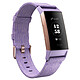 FitBit Charge 3 Special Edition Lavender Splash proof wireless fitness tracker for iOS & Android smartphones (Size S and L)