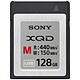 Sony XQD 128 Go Carte mémoire XQD 128 Go 150 Mo/s